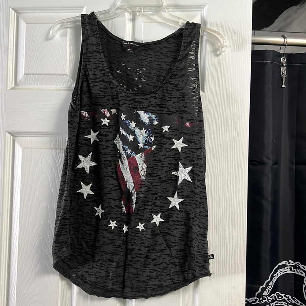 Cow skull tank top